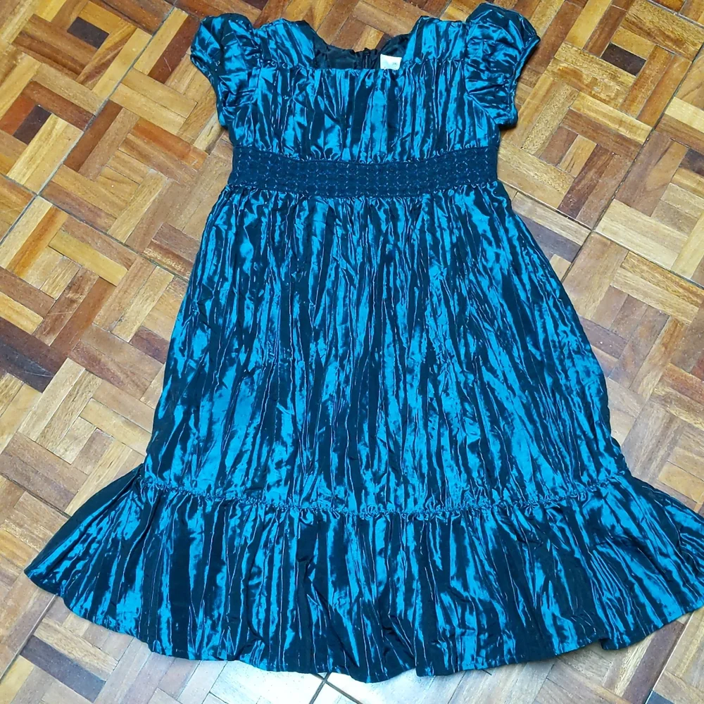Hanna Andersson taffeta party holiday dress, size 130/7-10 - Picture 1 of 3